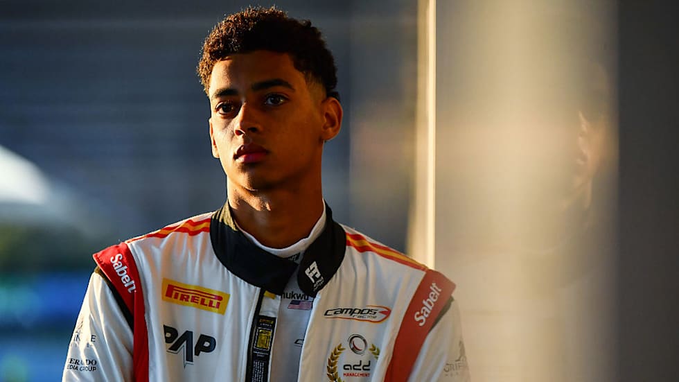 Formula3's tweet card. Ugochukwu pleased with positive start to ‘crucial’ Jerez post-season test with Campos