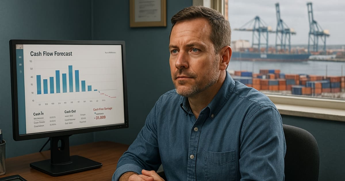FactoringGuide's tweet card. Tariffs raise costs and slow payments. See how invoice factoring helps businesses stay liquid when capital is stuck in customs, inventory, or receivables.