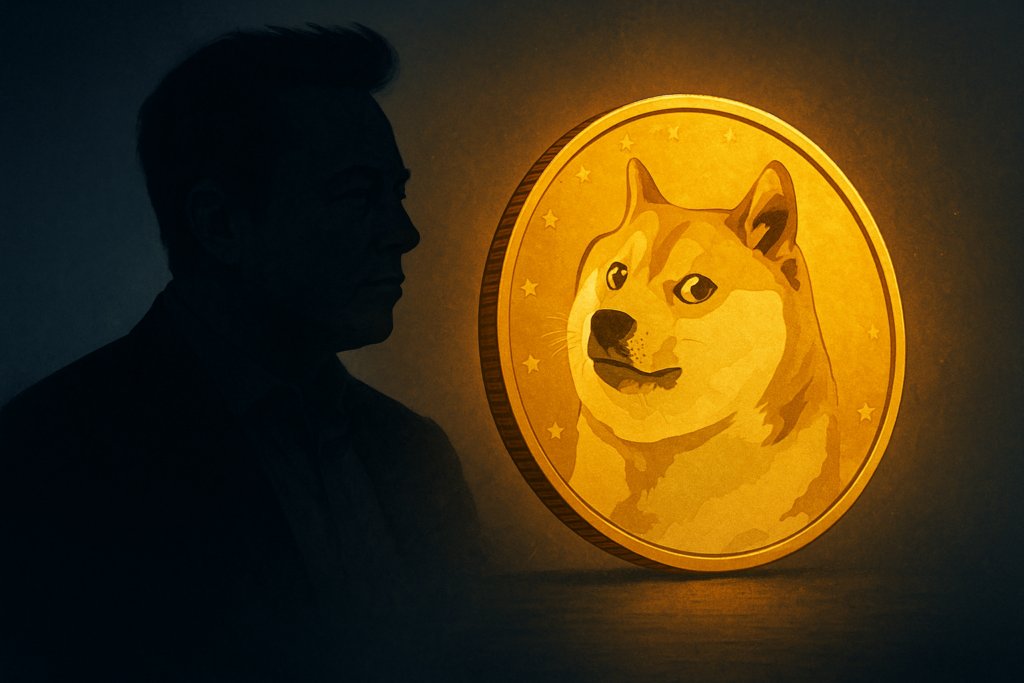 WalletInvestor's tweet card. CleanCore raises $175M for Dogecoin treasury led by Musk’s lawyer, sparking stock plunge and mixed investor reactions.