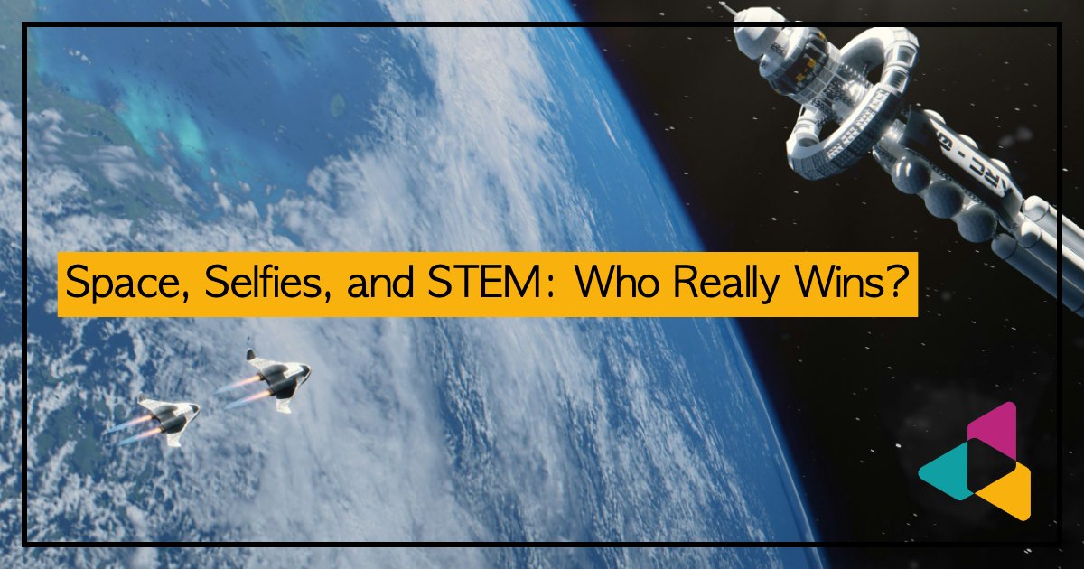 UnderRepdInTech's tweet card. Michelle and Samah reconnect after a busy stretch of job changes, travels, and community events. They discuss a Blue Origin spaceflight with an all-women crew, reflecting on what it really means for...