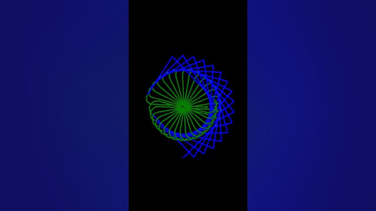 Jubilee671's tweet card. Shorts 071024 Electronic Spirograph 5 #shorts #basicpython #pythont...