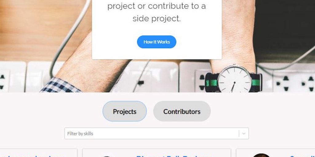 StartupProjs's tweet card. We connect you with amazing side projects so you can grow your skills.