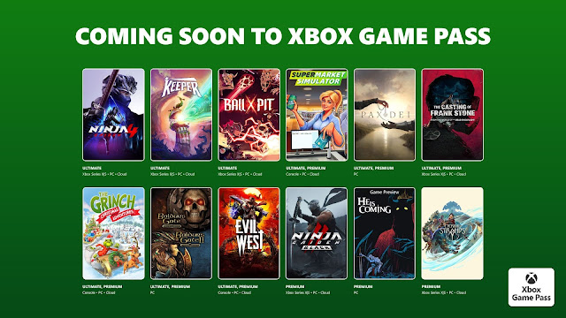 GamemaniaVg's tweet card. Estos son los juegos que llegan y se van de Xbox Game Pass durante el mes de octubre de 2025.