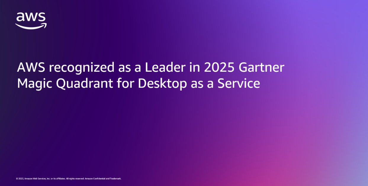 AwsPonzo's tweet card. As the Director of Product for AWS End User Computing (EUC) services, IT leaders from organizations of all shapes and sizes often tell me they need highly secure, globally available, easy-to-manage...