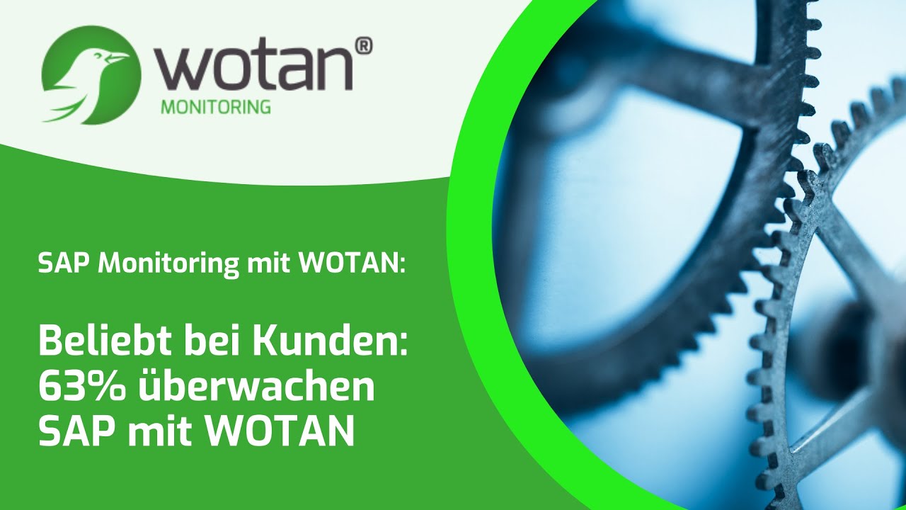 WotanMonitoring's tweet card. WOTAN SAP Monitoring: Quality of Service (QoS) effizient steigern