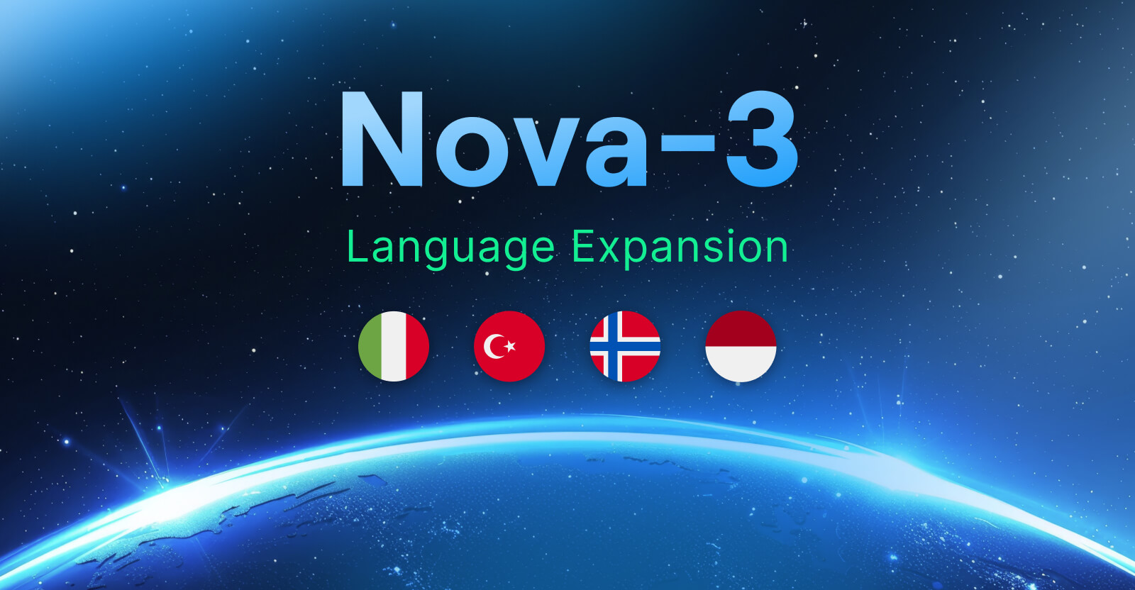 henny0823's tweet card. Building on our global momentum, Nova-3 continues its language expansion with Italian, Turkish, Norwegian, and Indonesian, further extending enterprise-grade...