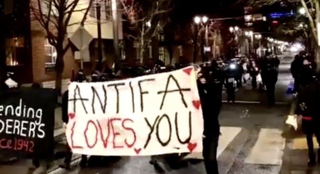 MaryfromMarin's tweet card. Antifa's resurgence ignites a fiery debate on political violence and America's response.