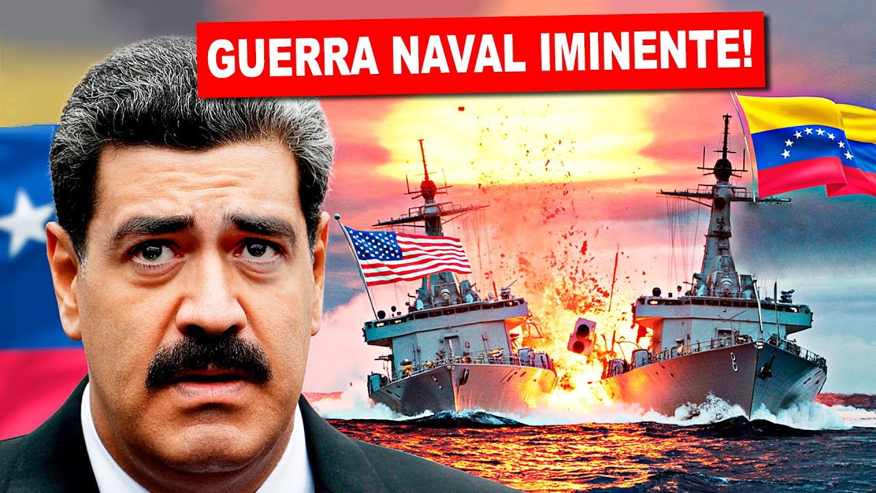 areamilitarof's tweet card. 🔥URGENTE!! Venezuela lança navios de guerra em direção aos destrói...