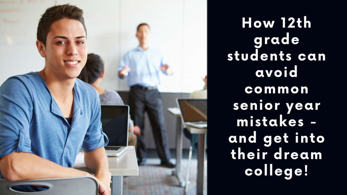 Admissions_Blog's tweet card. So many high school seniors are still in real contention for an Ivy League acceptance in the first few weeks of twelfth grade. Then, something happens that takes most of these smart and well-intent...