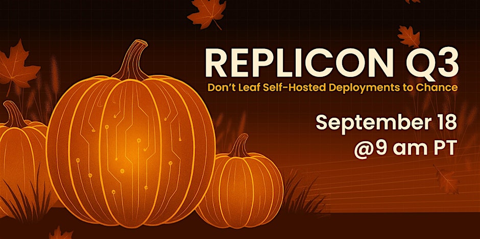 replicatedhq's tweet card. This quarter’s RepliCon brought together customer stories, product innovation, and practical best practices from the frontlines of enterprise software delivery. The common theme across all four talks...