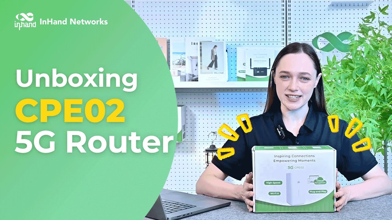 InHandNetworks's tweet card. Unboxing the InHand CPE02 | 5G Router with Wi-Fi 6, Failover & Cloud...