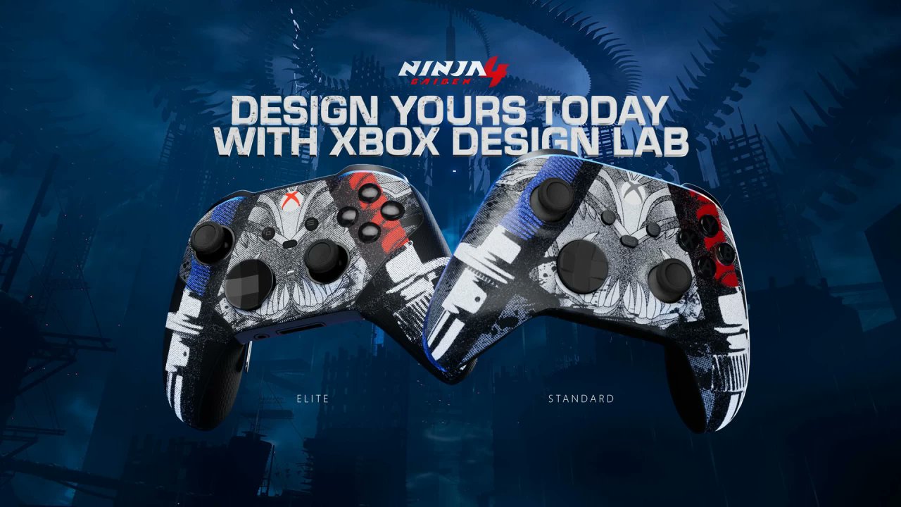 NeowinFeed's tweet card. Microsoft has unveiled new Xbox controllers that are themed after the upcoming Ninja Gaiden 4. These offer additional customization options via the Xbox Design Lab as well.