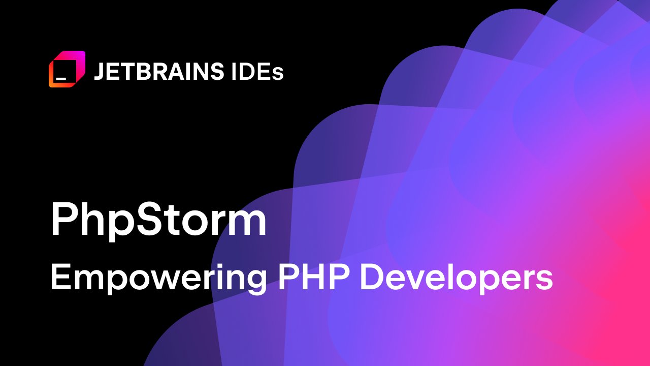 phpstorm's tweet card. The most intelligent PHP IDE with refactorings, code completion, on-the-fly code analysis and coding productivity orientation