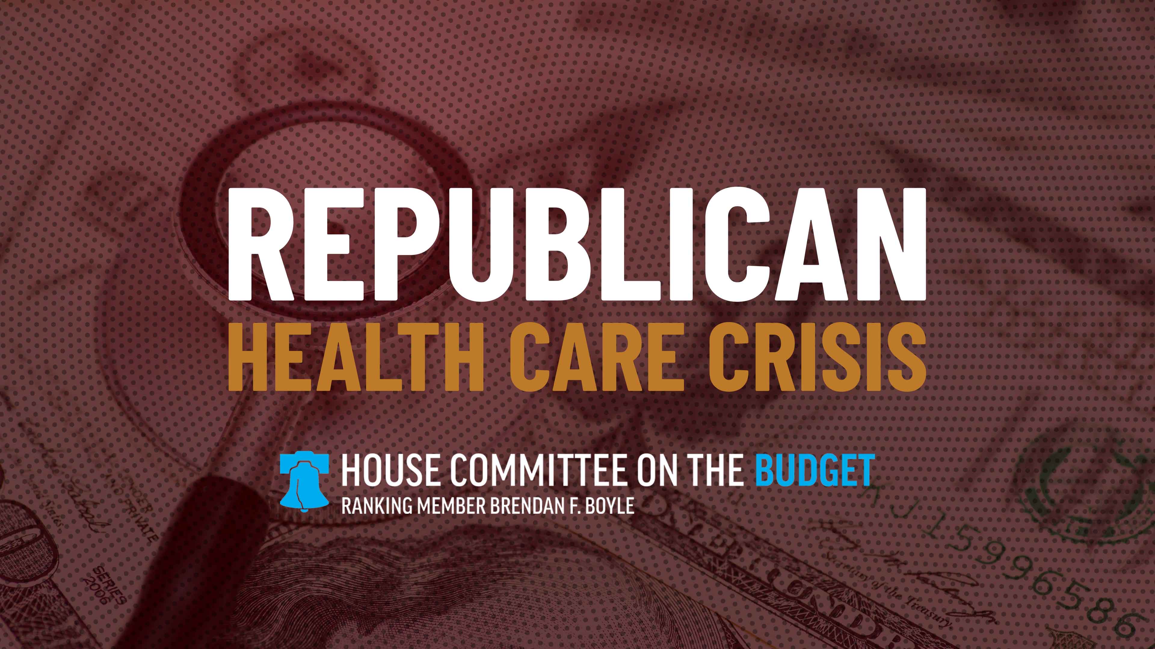 RepMGS's tweet card. The Republican Health Care Crisis: Higher Costs, Less Coverage | House Budget Committee Democrats