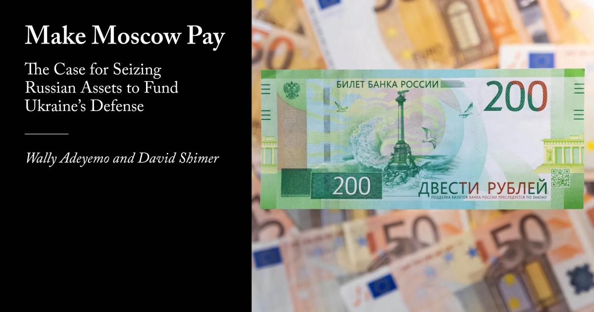 JohnCornyn's tweet card. The case for seizing Russian assets to fund Ukraine’s defense.