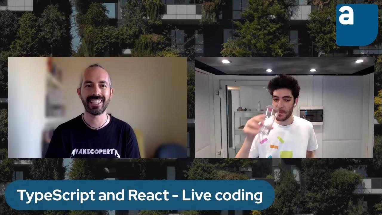 avanscoperta's tweet card. TypeScript and React - Live coding with Gabriele Petronella
