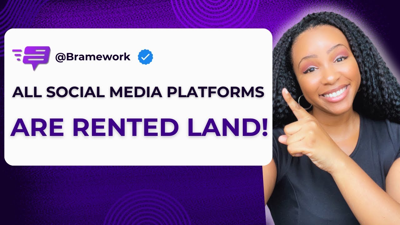 bramework's tweet card. Email Marketing 2025: How to Use Social Media to Grow Your Email List...