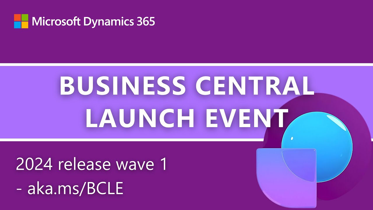 MSDYN365BC's tweet card. Welcome to Business Central 2024 release wave 1