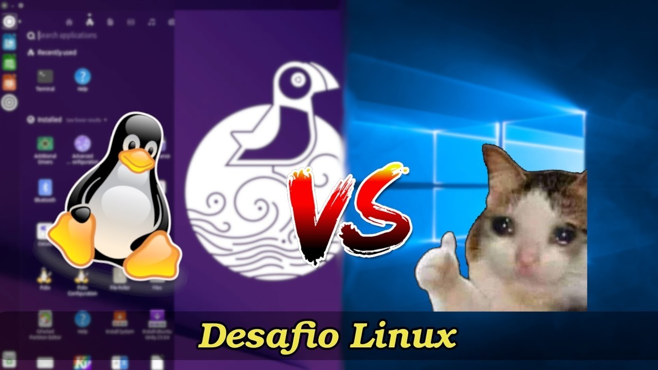 RikerLinux's tweet card. É possível usar só Linux no dia a dia? Confira nesse vídeo!