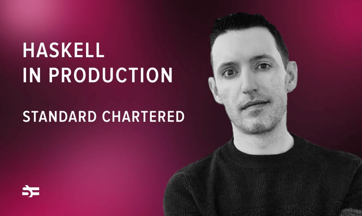 HaskellLibHunt's tweet card. In this article of our Haskell in Production series, we interview José Pedro Magalhães from Standard Chartered – a multinational bank that has over 6 million lines of code written in their own...