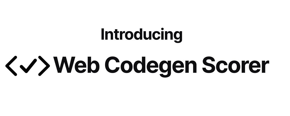 AngularTrends's tweet card. We hope you enjoyed watching the Angular + AI Developer event on YouTube where we were able to announce the new Web Codegen Scorer tool. This post goes more into details on how the tool came about ...