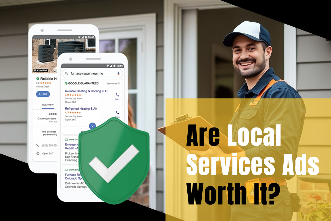 OptimizeHere's tweet card. Discover whether Google Local Services Ads are worth it for your HVAC business. Learn about the benefits, costs, and how LSAs compare to other advertising options.