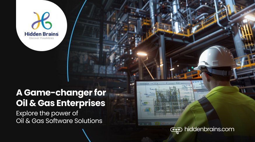 HiddenBrains's tweet card. Discover how Oil and Gas Software Solutions boost productivity, enable remote operations, and reduce costs with AI, cloud, automation, and more.
