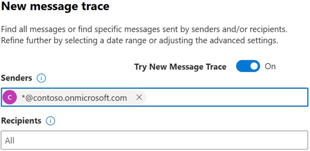 MSFTExchange's tweet card. We are announcing that all Exchange Online customers who send external email should start switching to custom (aka vanity) domain names.