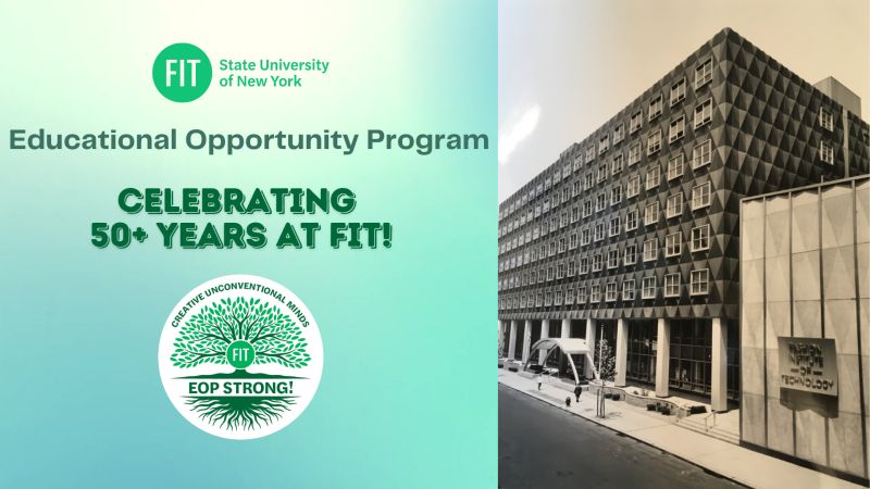 valdaughtrey's tweet card. EOP at FIT is celebrating 50+ years! 🎉 Join us in honoring this legacy, event dates coming soon. Shoutout to FIT EOP alumni! #EOP50 #FITAlumni #EOPLegacy"