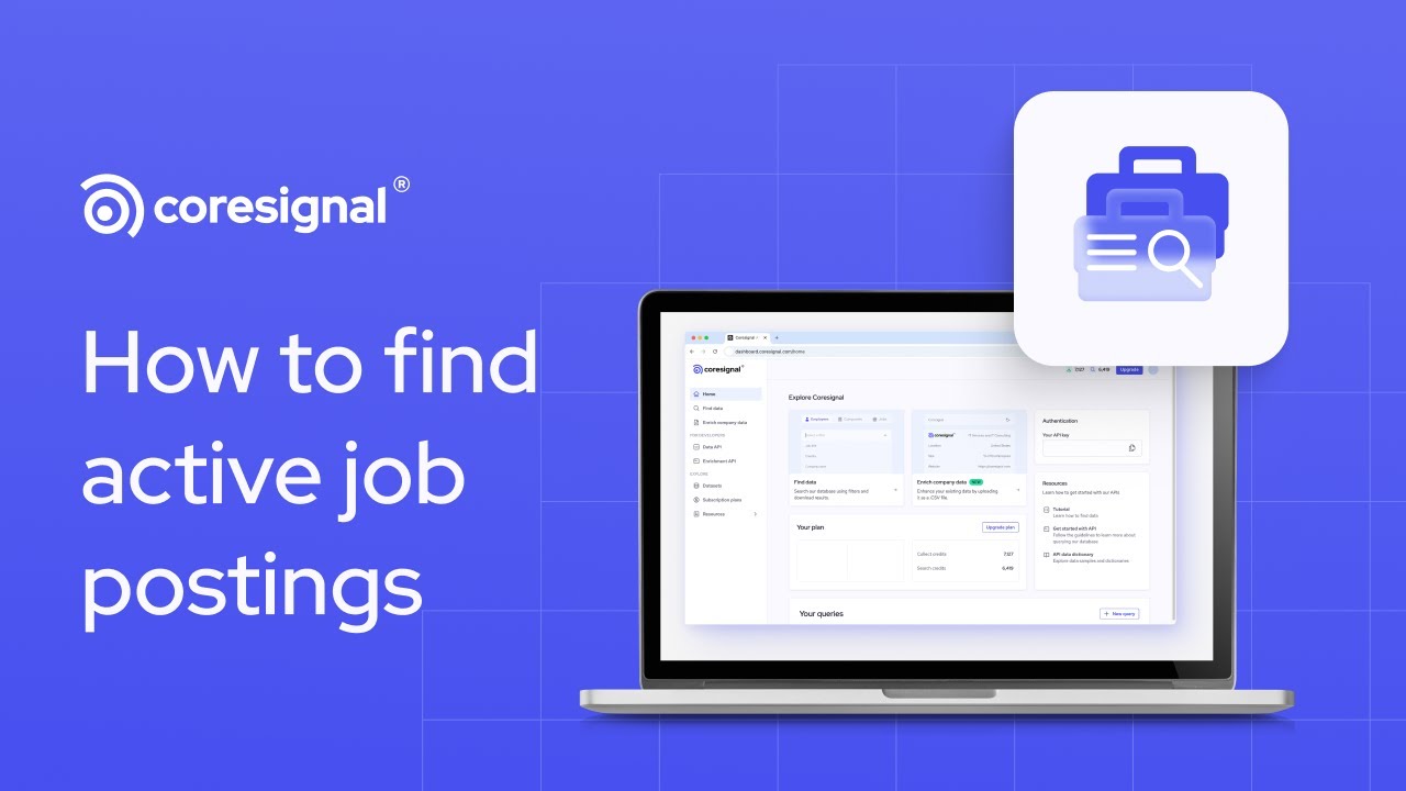 CoresignalHQ's tweet card. How to find active job postings in any location using public web data