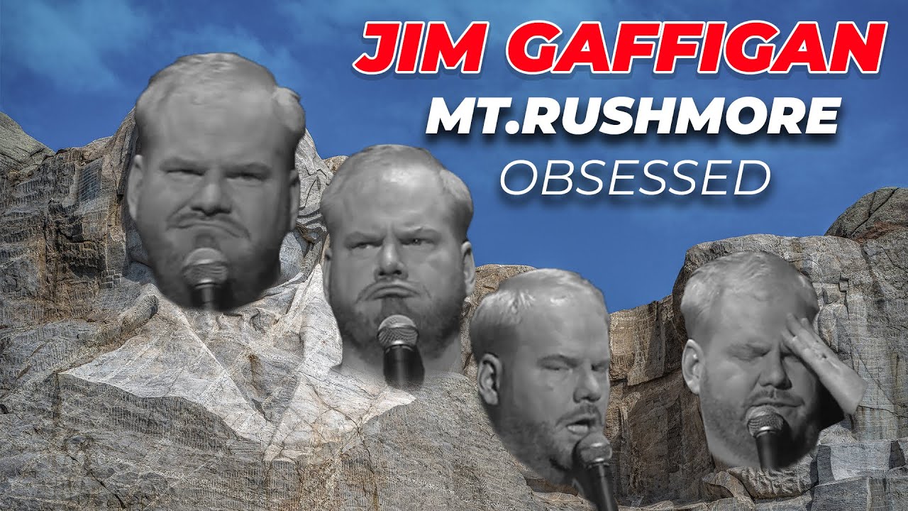 JimGaffigan's tweet card. Jim Gaffigan OBSESSED Mt Rushmore 4th of July