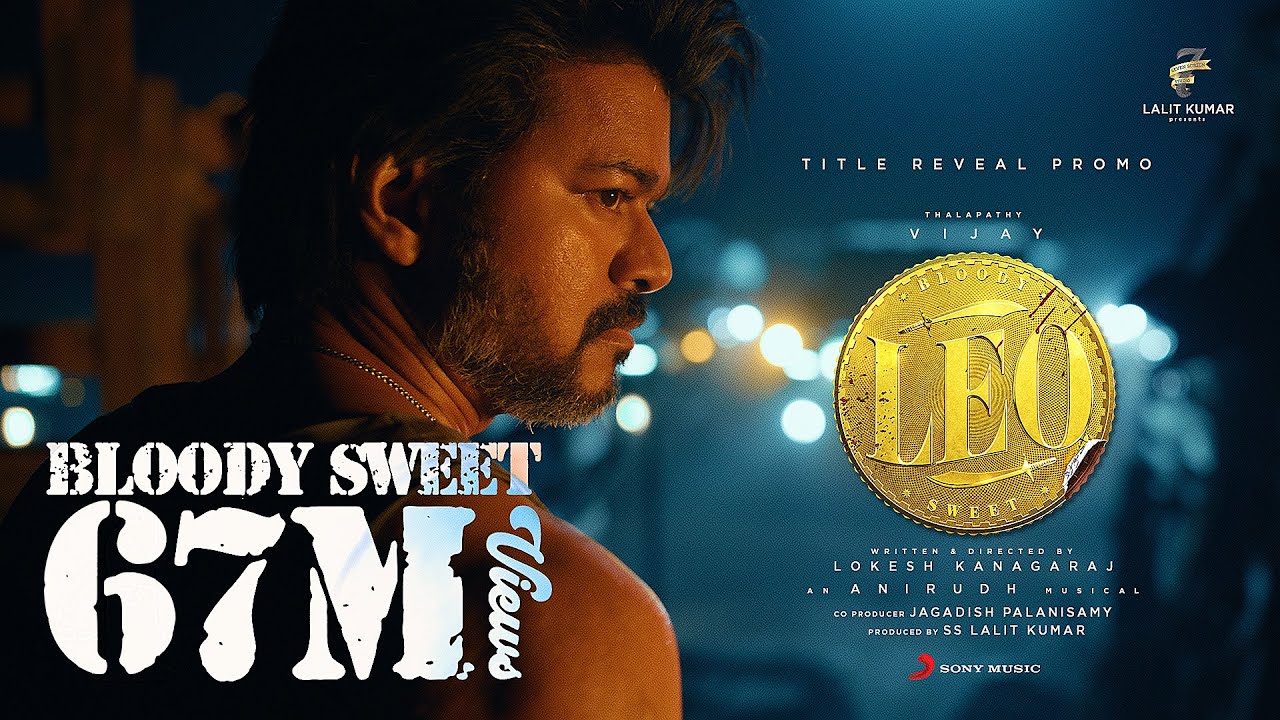 actorvijay's tweet card. LEO - Bloody Sweet Promo | Thalapathy Vijay | Lokesh Kanagaraj |...