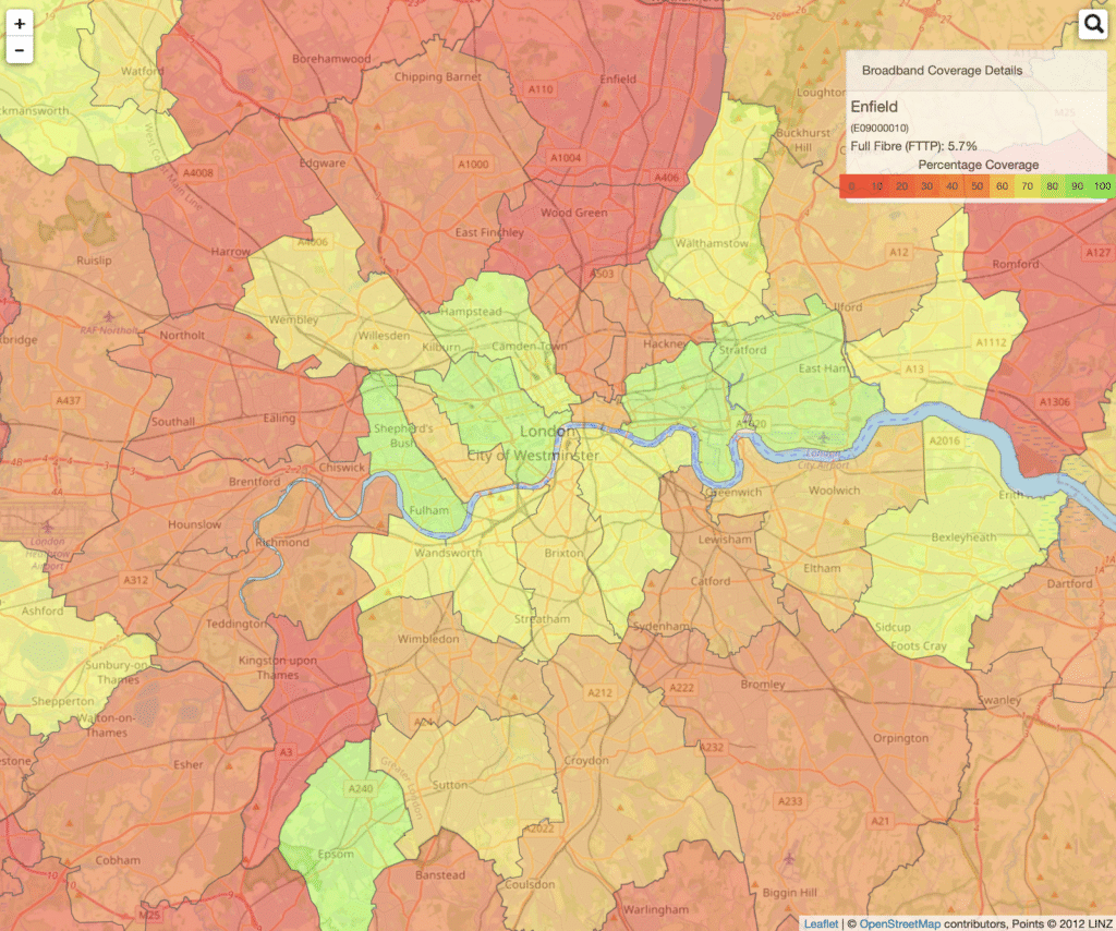 RussShaw1's tweet card. Read about Over half of London now has access to a full fibre network. Broadband news from the longest running independent information website.