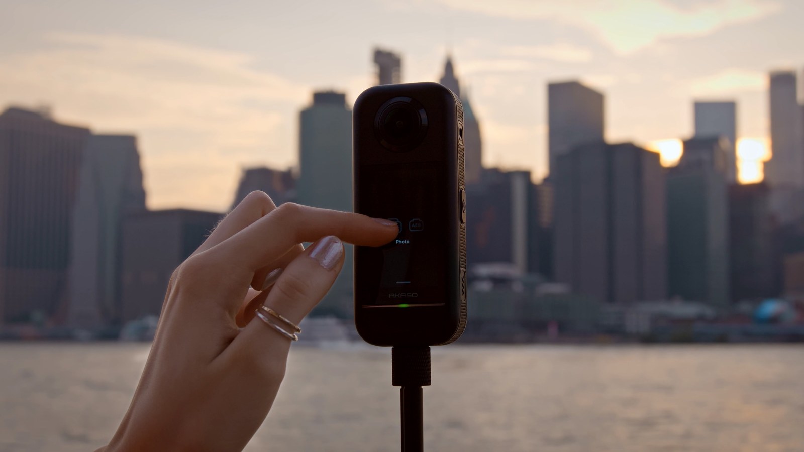 TechTimes_News's tweet card. Explore why the AKASO 360 is the best budget 360 camera of 2025. Capture stunning 5.7K video, 72MP photos, and immersive footage with AI tracking and HorizonSteady stabilization—all for under $200.
