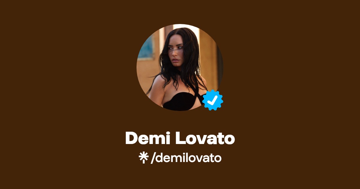 ddlovato's tweet card. IT'S NOT THAT DEEP 10.24