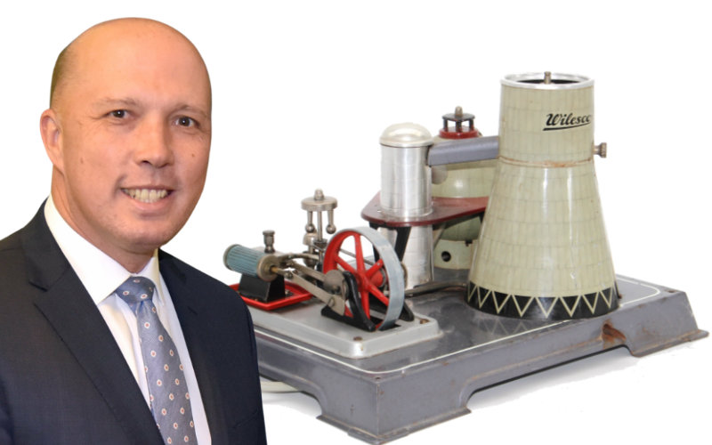 KooyongVotes's tweet card. Peter Dutton's nuclear power plan would cost more than $4.3 trillion, says a new report, way above the Coalition's touted $331B