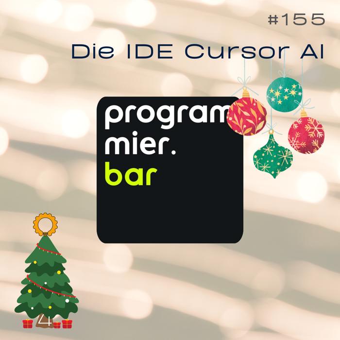 programmierbar's tweet card. Die Cursor.ai IDE mit der programmier.bar. Im Engineering Kiosk Adventskalender 2024 sprechen befreundete Podcaster⋅innen und wir selbst, Andy und Wolfi, jeden Tag kurz & knackig innerhalb von...