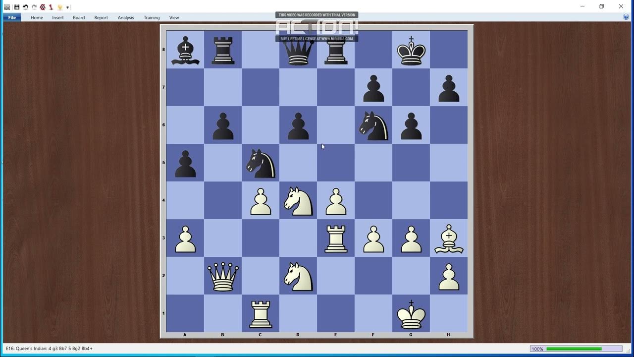 CHESS_INTEREST's tweet card. Новоиндийская защита. Вариант Витолиньша.