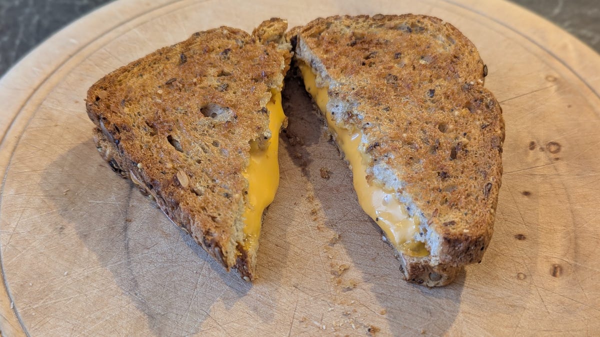 CNETNews's tweet card. If you want a truly mind-blowing grilled cheese, this air fryer method is the secret.