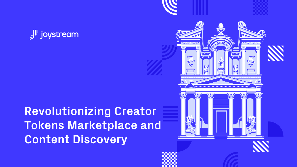 JoystreamDAO's tweet card. Explore Gleev's latest update featuring a revamped Creator Token marketplace, video categorization, and AI-powered language filtering.
