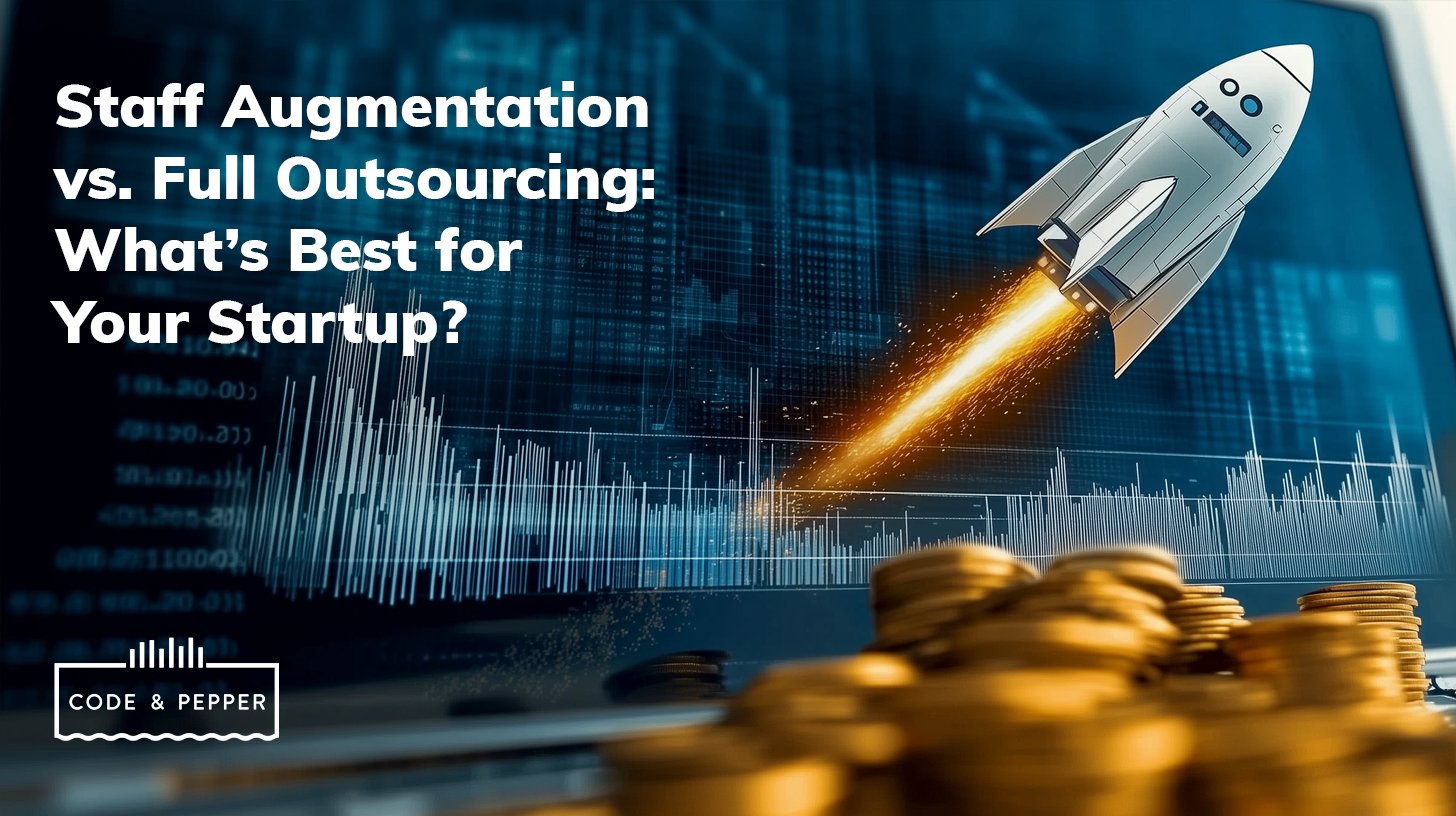 codeandpepper's tweet card. Choosing between staff augmentation and full outsourcing? Learn the differences, benefits, and which software development outsourcing model fits your startup’s goals, timeline, and budget.