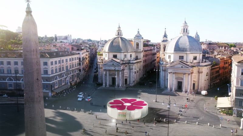 CNNStyle's tweet card. Hundreds of timber vaccination pavilions, adorned with a flower graphic meant to symbolize regeneration, are set to be installed around Italy from January as the country starts immunizing its...
