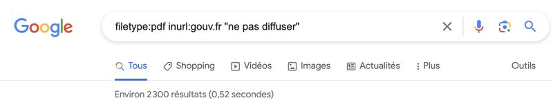 tdupiot's tweet card. C'est "amusant" comment une simple requête sur Google sort une vraie pépite: 2300 documents PDF de l'administration disponibles portant la mention "ne pas diffuser"..... Et l'on se pose la question...