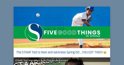 DrLHinojosa_'s tweet card. The STAAR Test is here and we know Spring ISD ...YOU GOT THIS!!! 😁