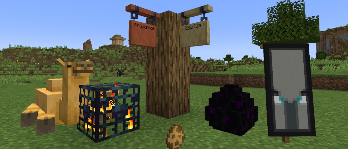 slicedlime's tweet card. A Minecraft Java Snapshot