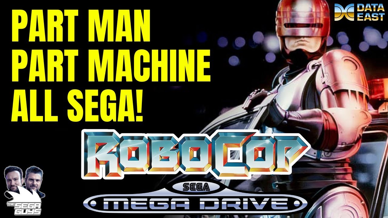 RetroEncoder's tweet card. RoboCop - Data East's Coin-Op Classic Comes to the SEGA Mega Drive/...