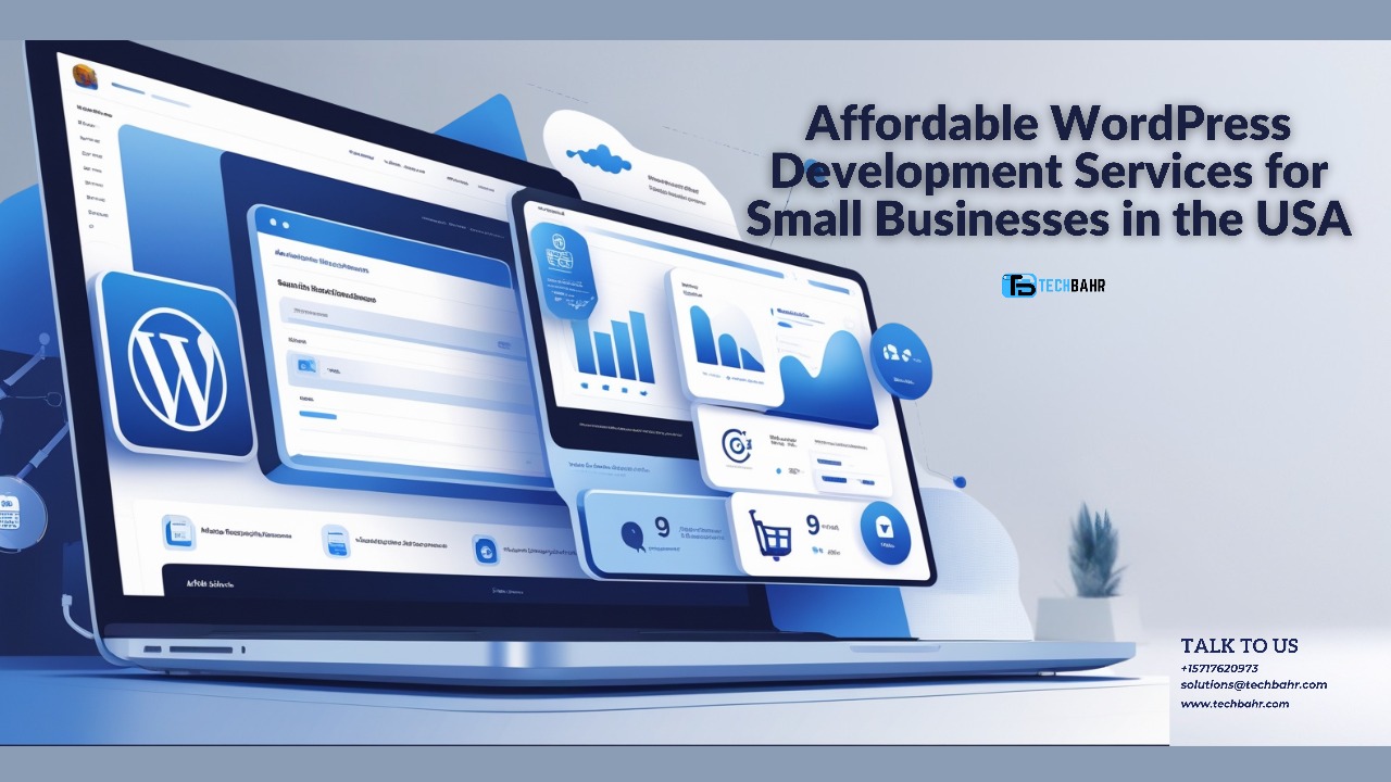 TechBahr's tweet card. Affordable WordPress Development Services for Small Businesses in the USA - TechBahr