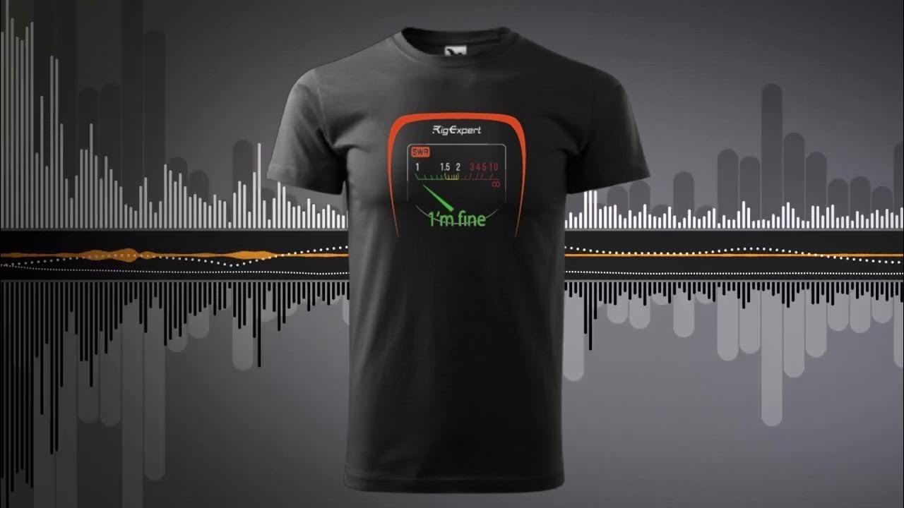 pcs_elec's tweet card. "I'm fine" HAM radio design T-shirt from RigExpert