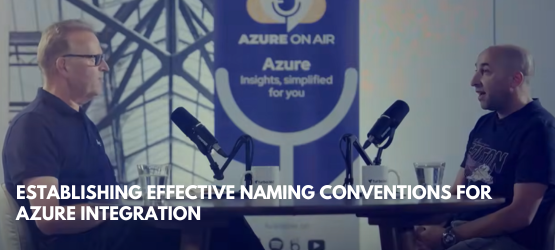 sandro_asp's tweet card. Establishing Effective Naming Conventions for Azure Integration at Azure On Air Podcast video on demand now