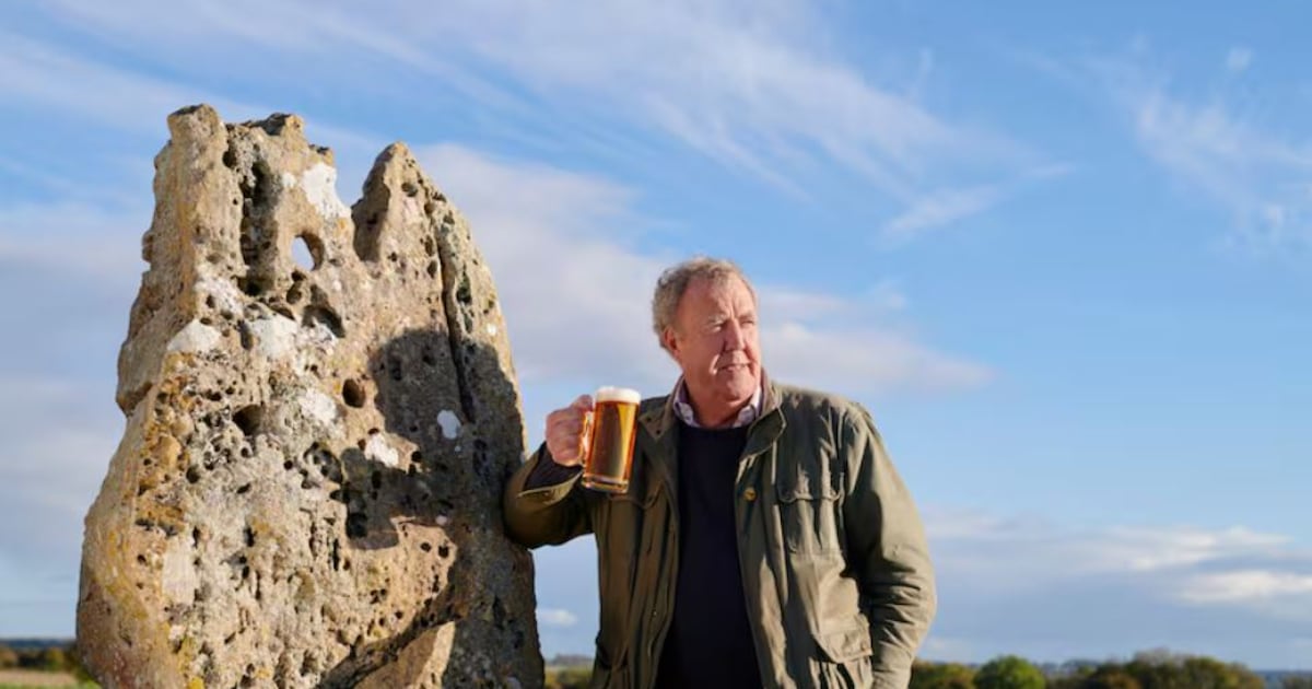 ProfessorPubUK's tweet card. Jeremy Clarkson has ambitions to dominate the lager market with Hawkstone.